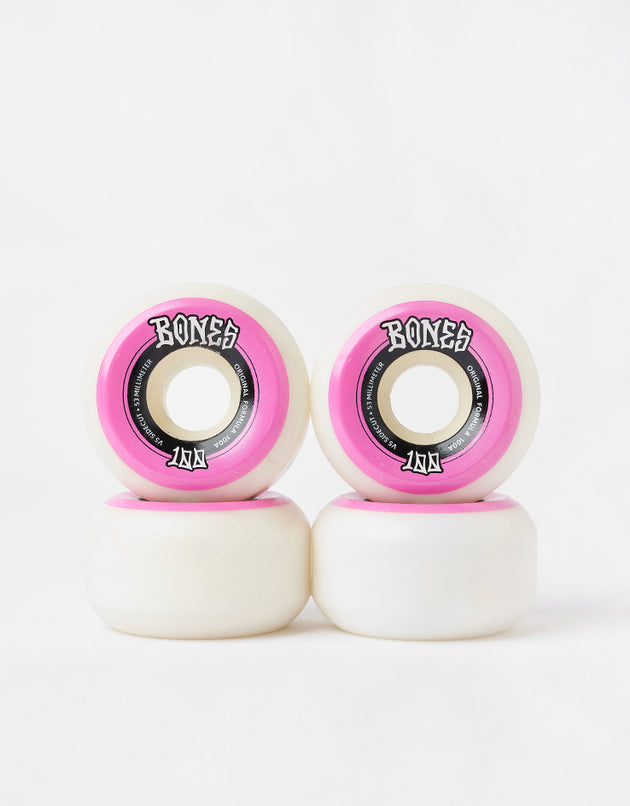 Bones OG Formula V5 Sidecut 100a WK Skateboard Wheels - 53mm