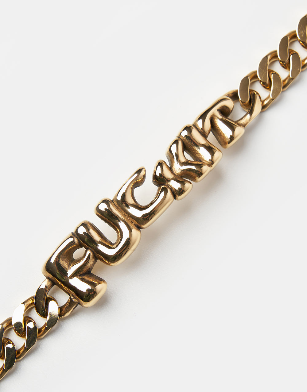 HUF Fuck It Warped ID Bracelet - Gold