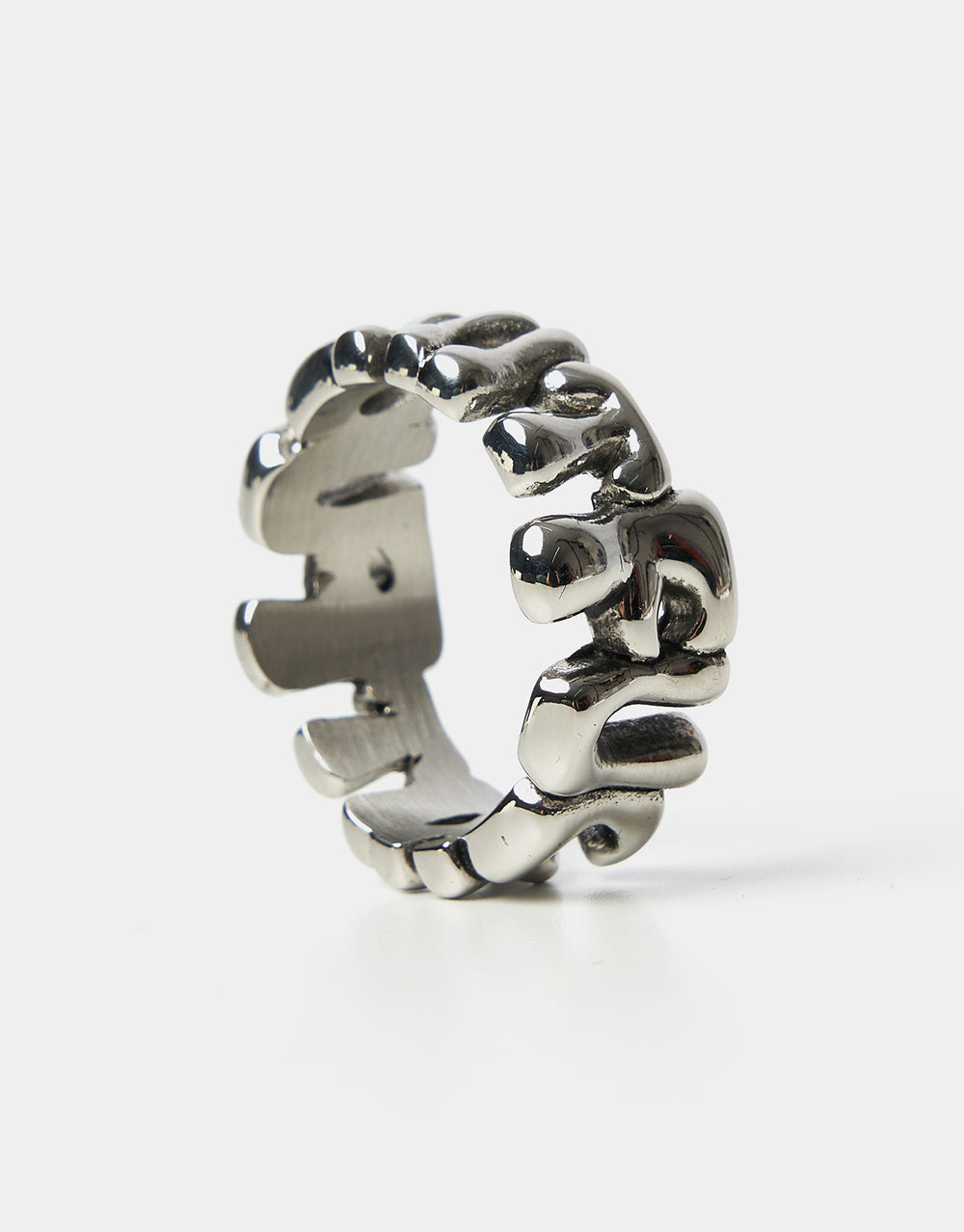 HUF Fuck It Warped Ring - Silver