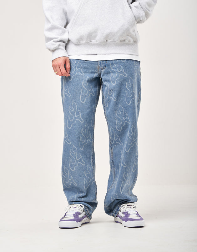 Vans Check-5 Blaze Loose Denim Pant - Stonewash Blue