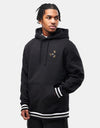 Route One Organic Butterflies Pullover Hoodie - Black