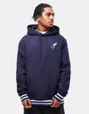 Route One Organic Hummingbird Pullover Hoodie - Eclipse