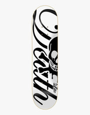 Death Script Lite Skateboard Deck - White/Black