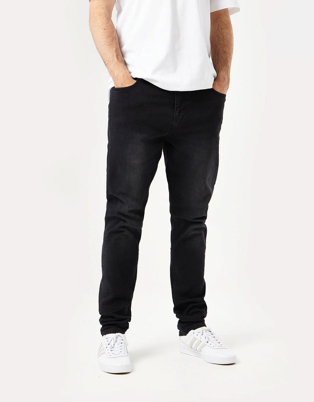 Route One Skinny Jeans – Schwarz