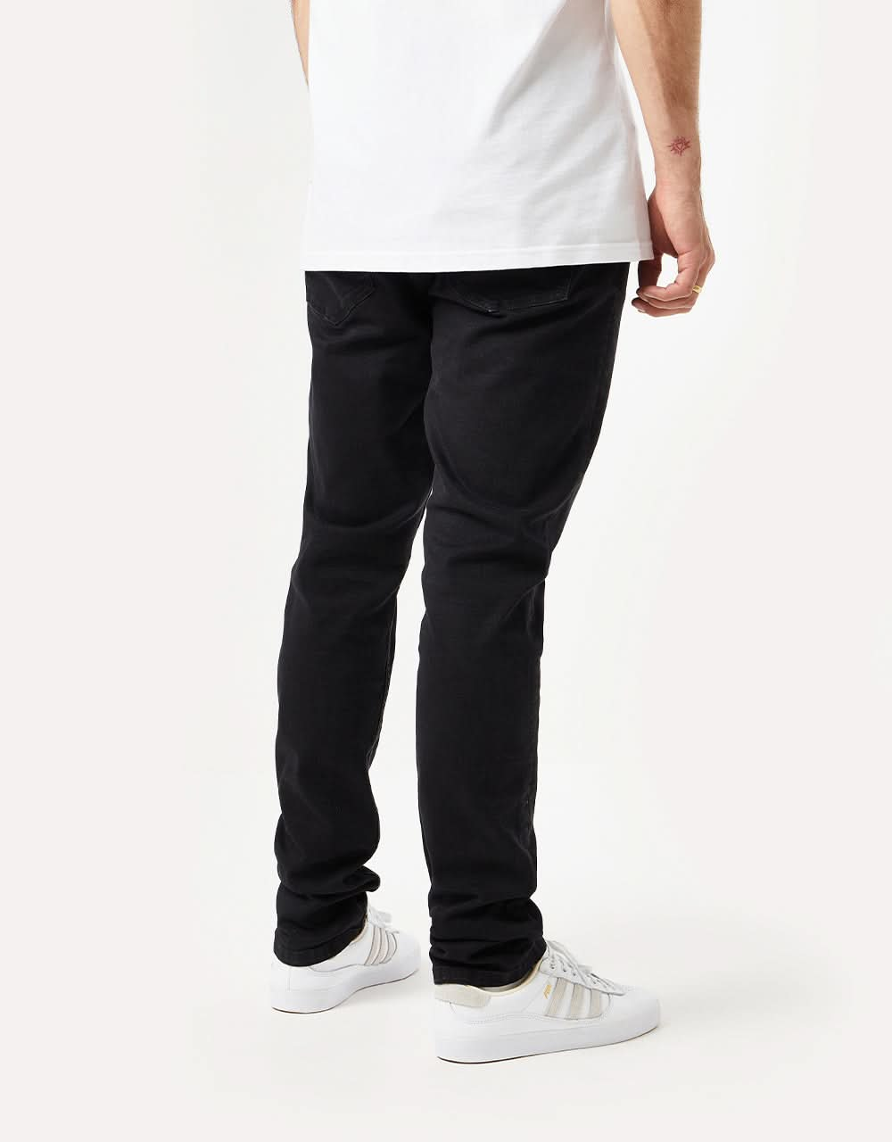 Route One Skinny Denim Jeans - Black