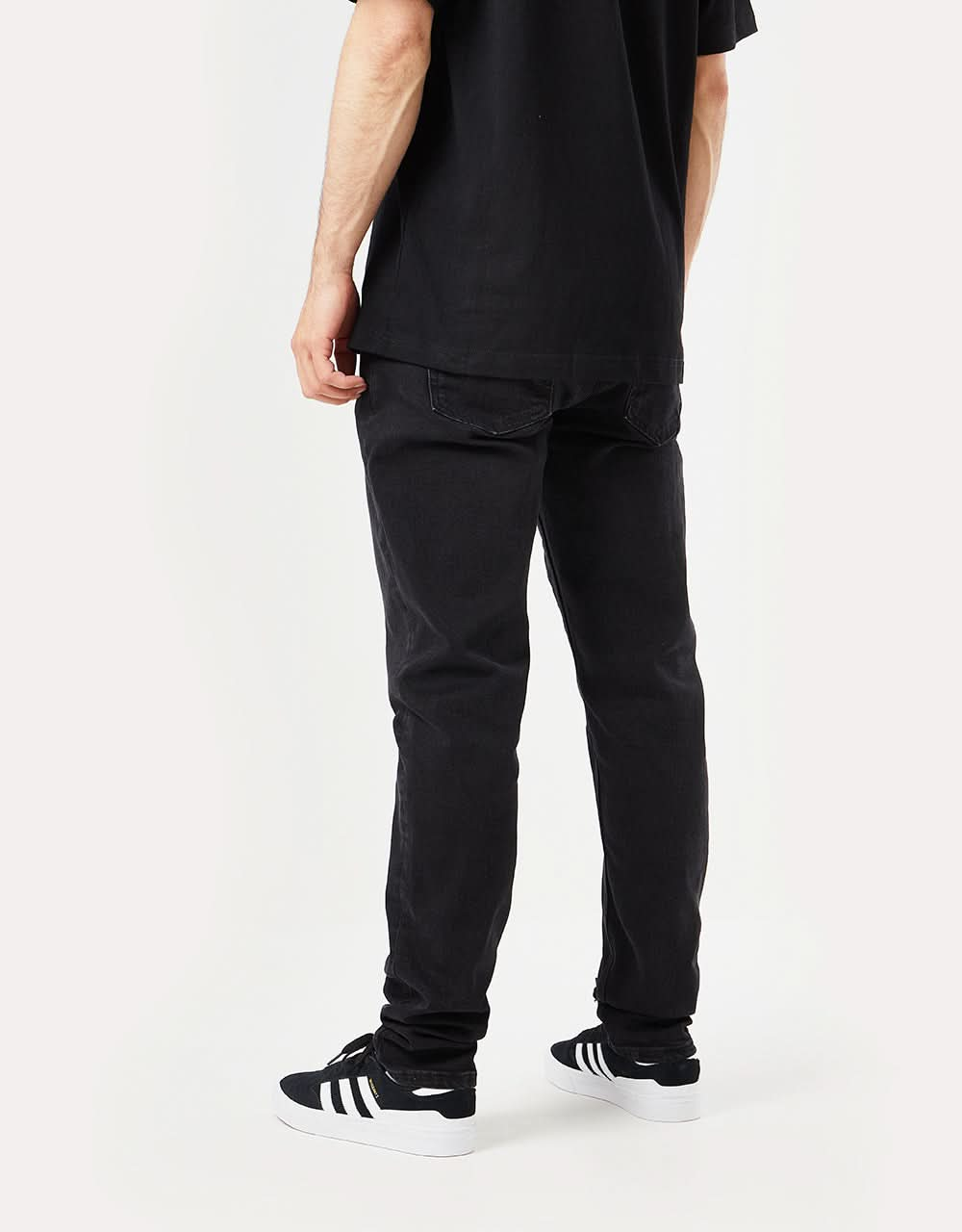 Route One Slim Denim Jeans - Black