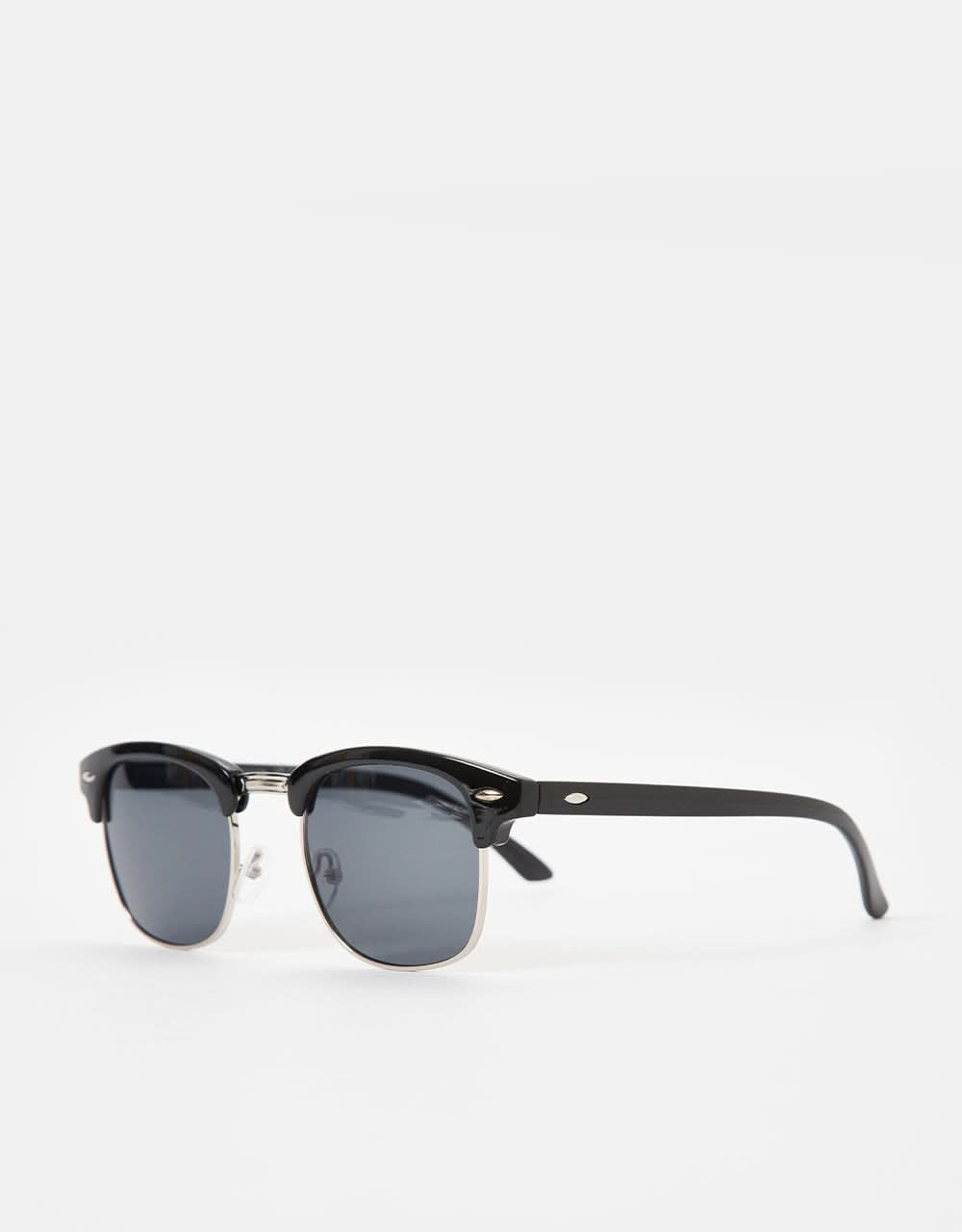 Route One Clubmaster Sunglasses - Black