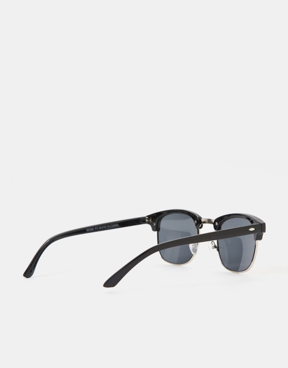 Route One Clubmaster Sunglasses - Black