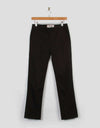 Route One Slim Fit Kids Chinos - Black