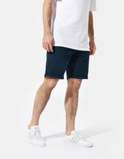 Route One Roll-Up-Chino-Shorts – Marineblau