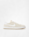 Nike SB FC Classic Low Skate Shoes - Summit White/Summit White-White