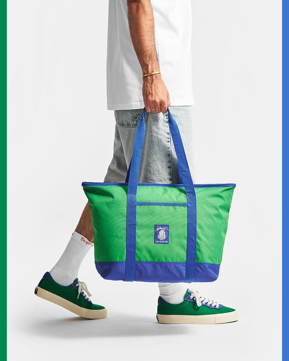 Borsa termica Last Resort x Julian Smith - Verde Kelly/Blu Klein