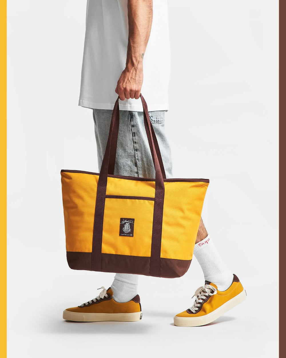 Sac isotherme Last Resort x Julian Smith - Jaune/Marron