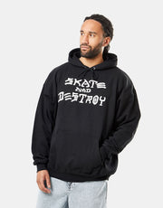 Sudadera con capucha Thrasher Skate and Destroy - Negro