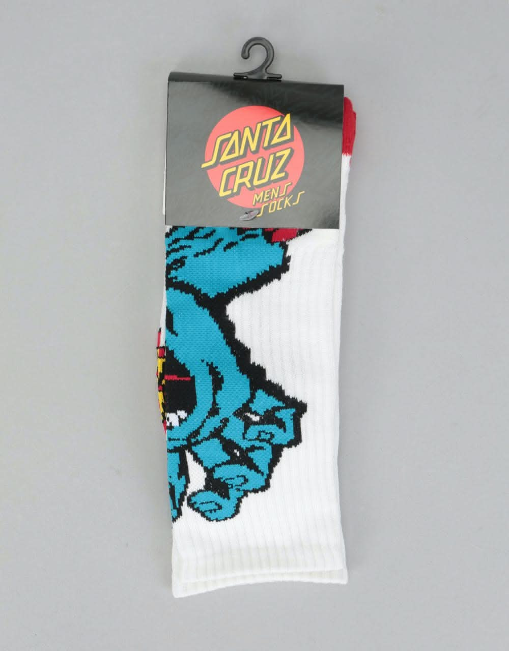 Santa Cruz Screaming Hand Socks - White