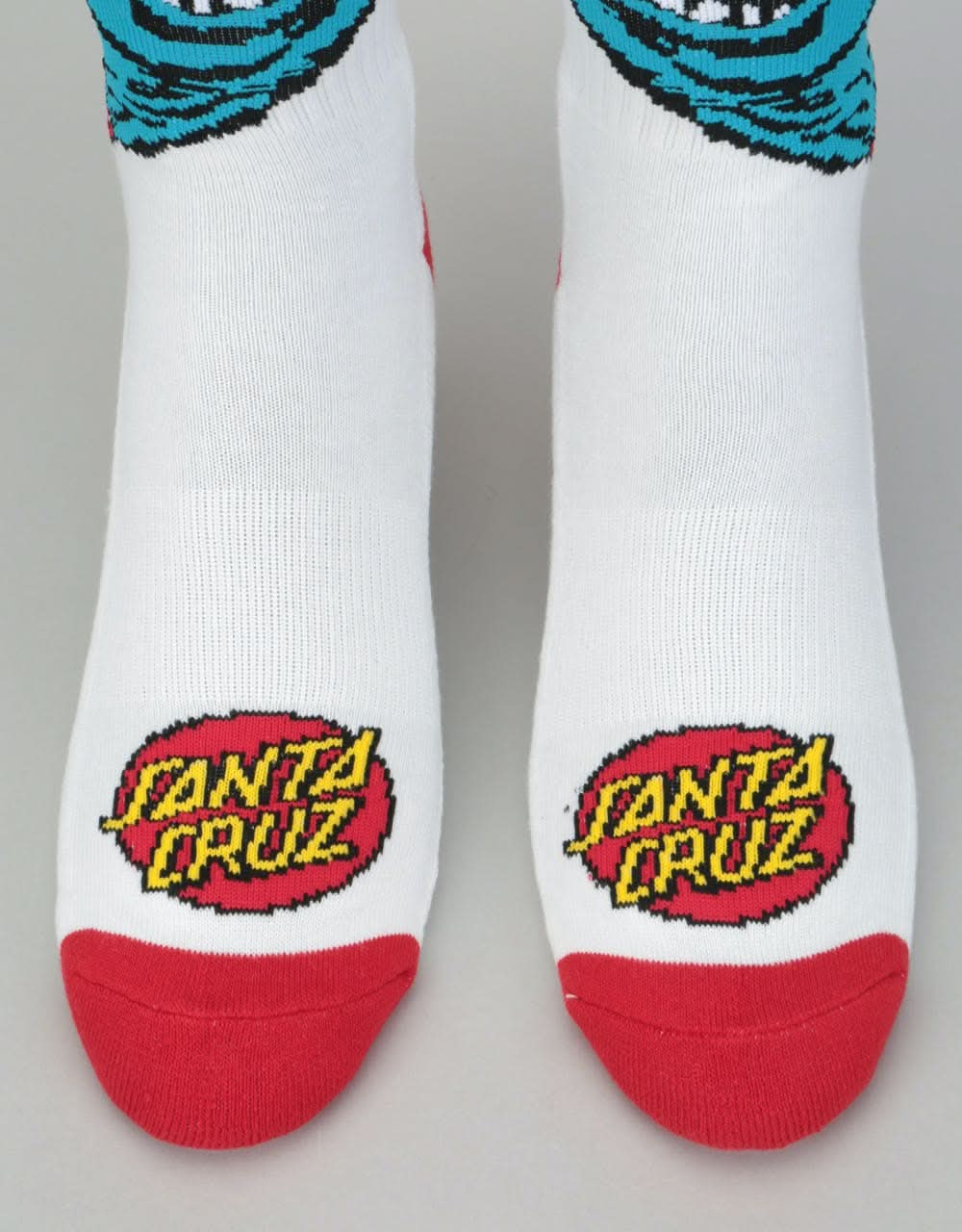 Santa Cruz Screaming Hand Socks - White