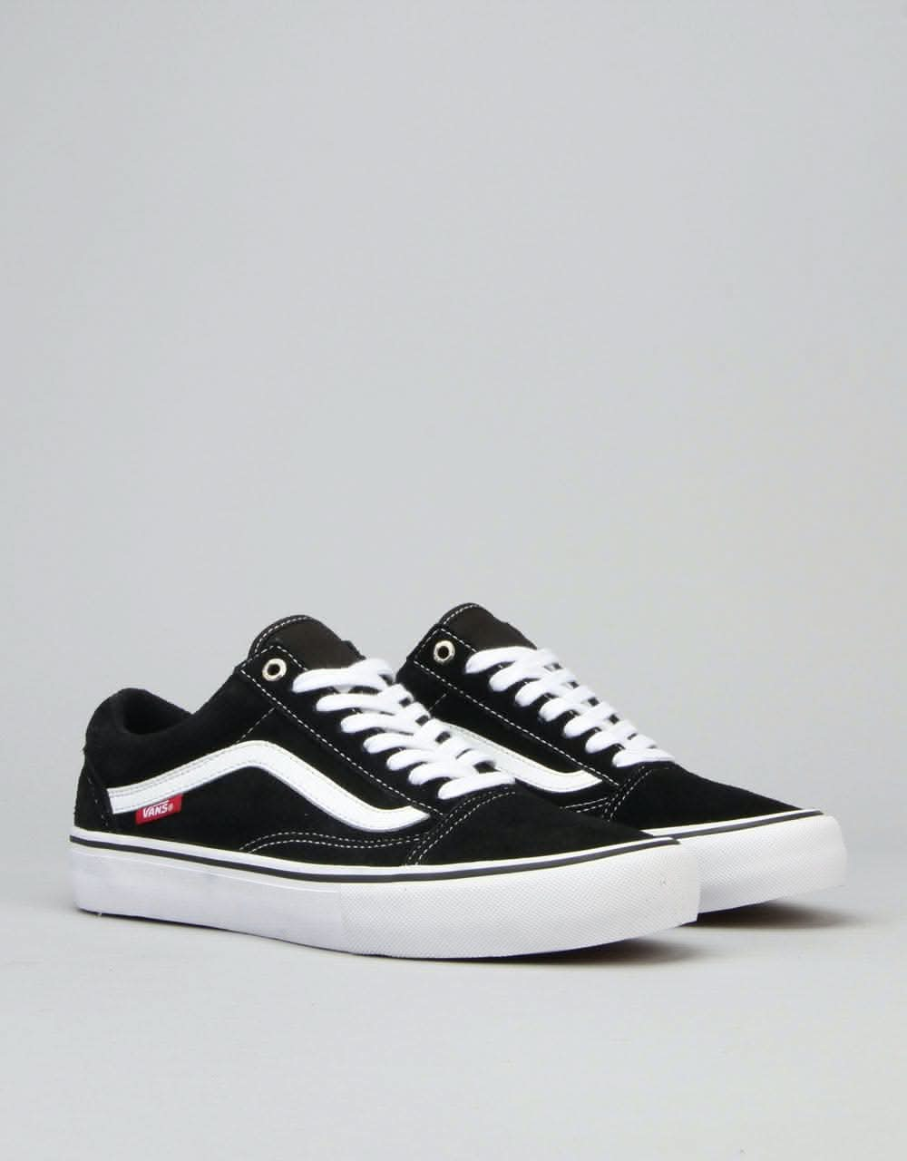 Vans Old Skool '92 Pro Skate Shoes - Black/White/Red