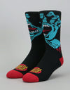 Calcetines Santa Cruz Screaming Hand - Negro