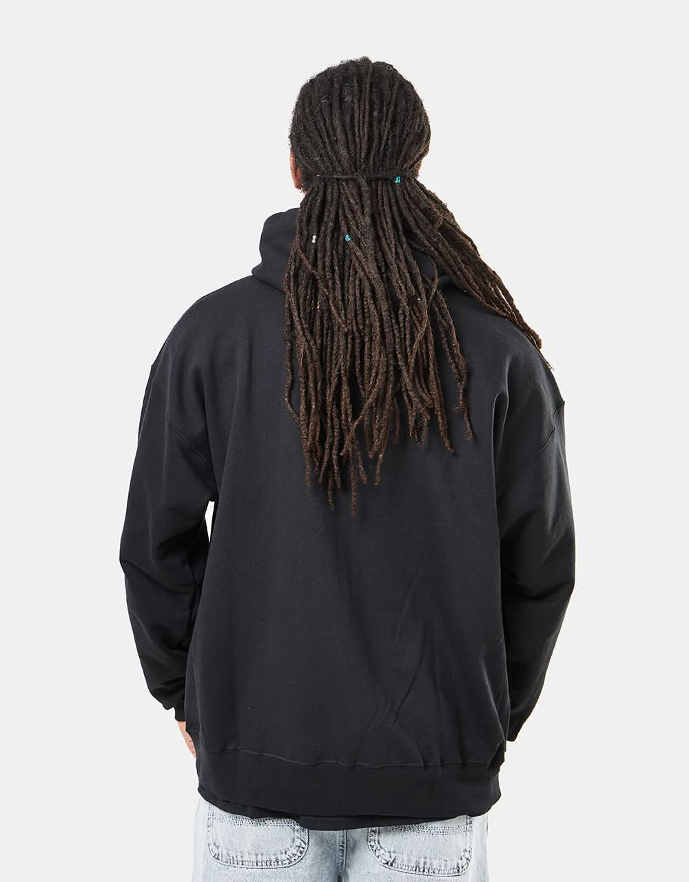 Thrasher Flame Logo Pullover Hoodie - Black