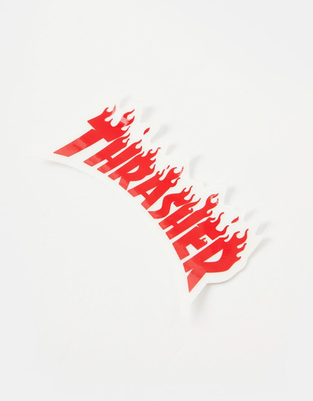 Thrasher Flame Logo Sticker - Red