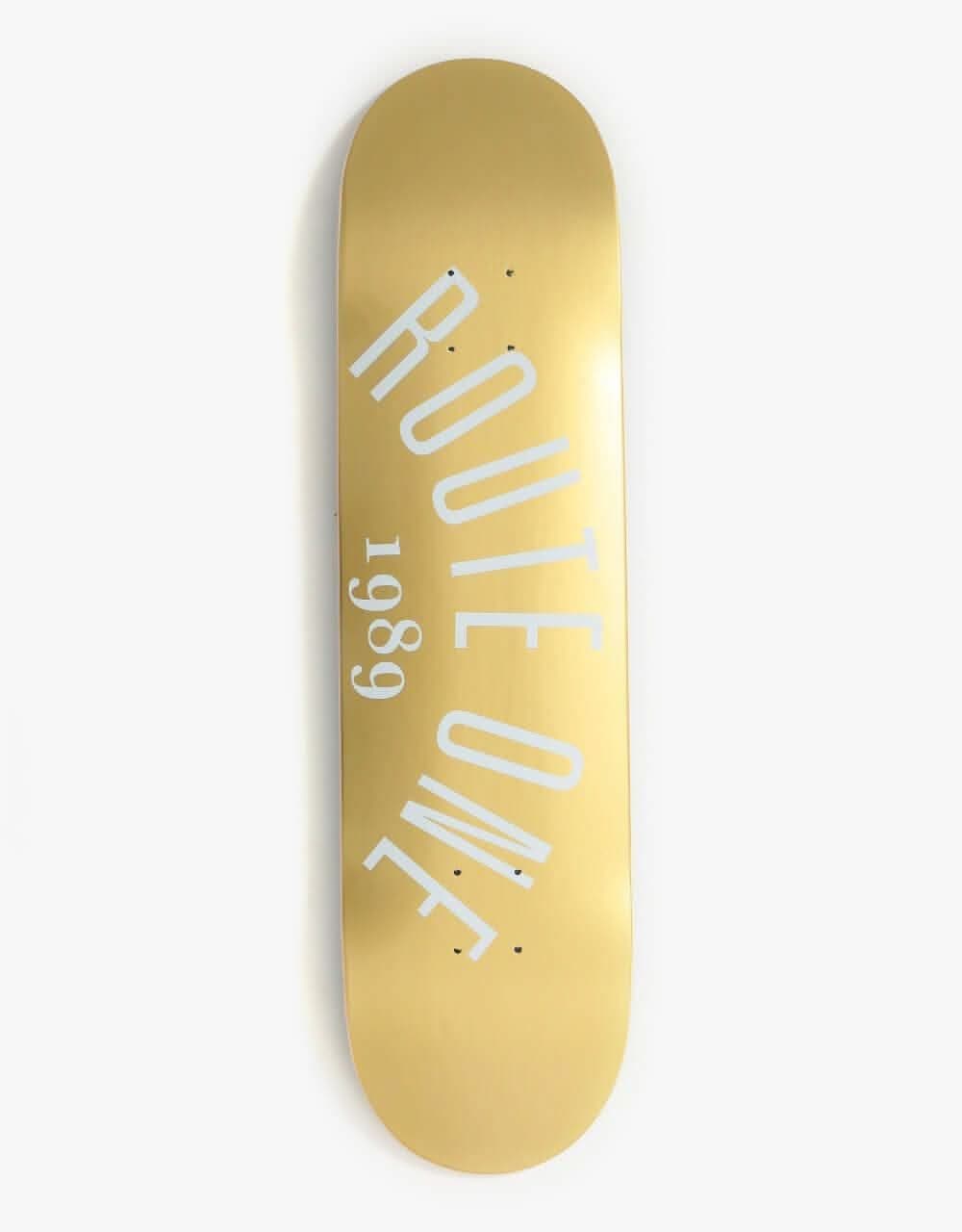 Route One Arch Logo 'OG Shape' Skateboard Deck - 8.375"