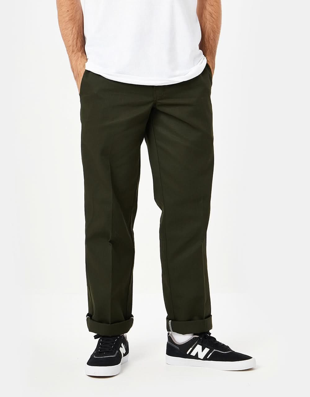 Dickies 873 Slim Work Pant - Olive Green