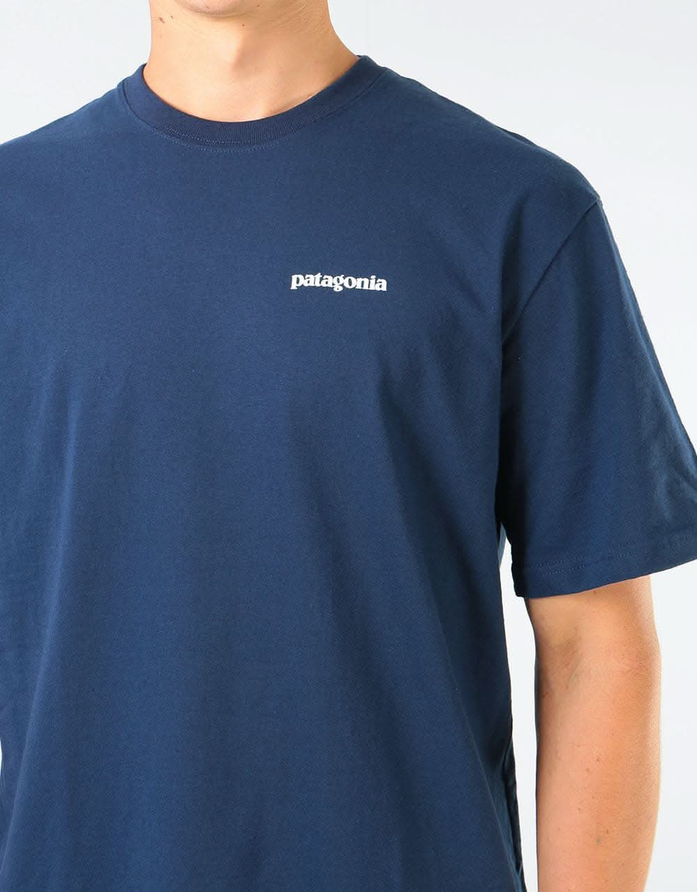 Patagonia P-6 Logo T-Shirt - Classic Navy