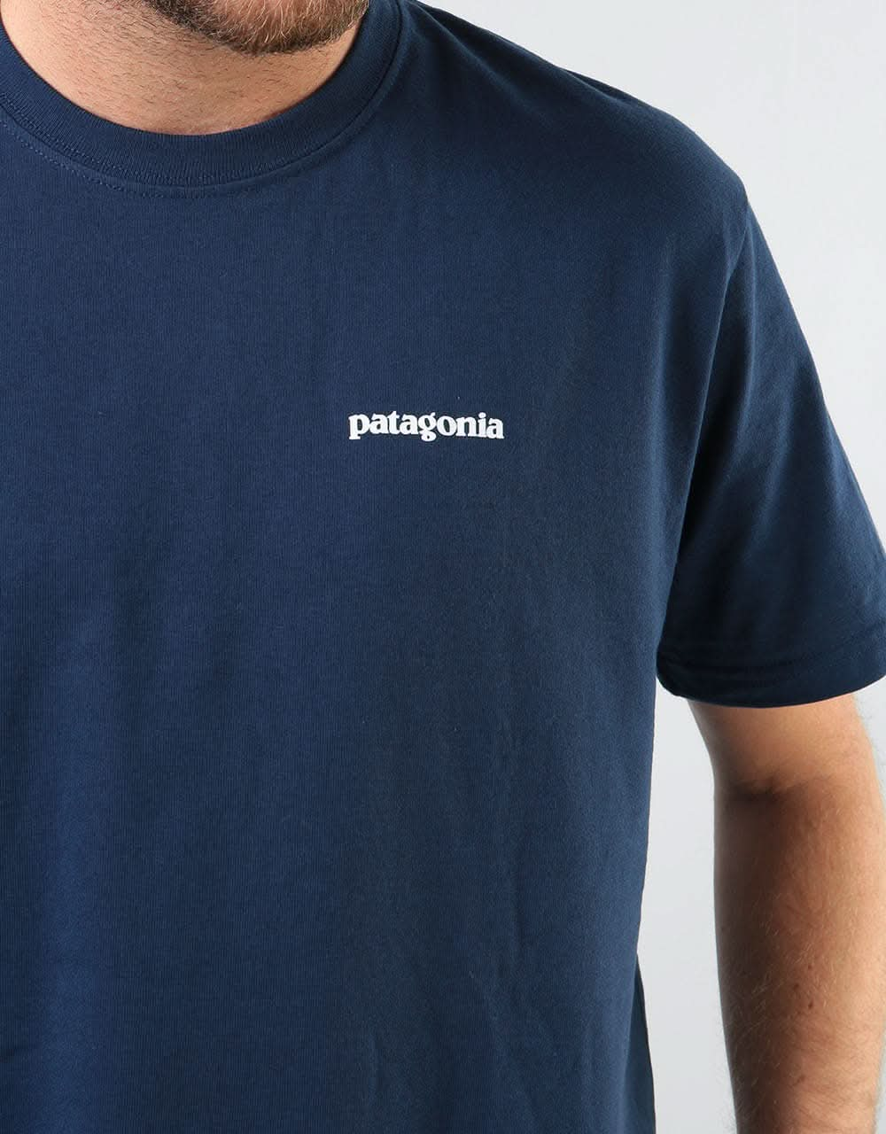 Patagonia P-6 Logo T-Shirt - Classic Navy