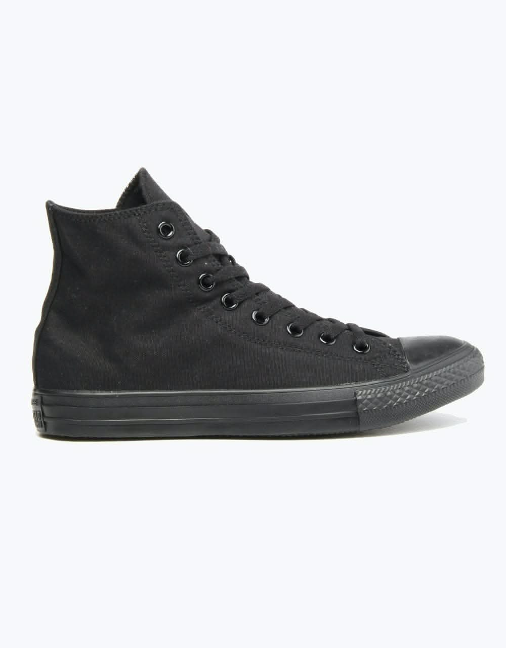 Converse All Star Hi-Top Monochrome Trainers - Black