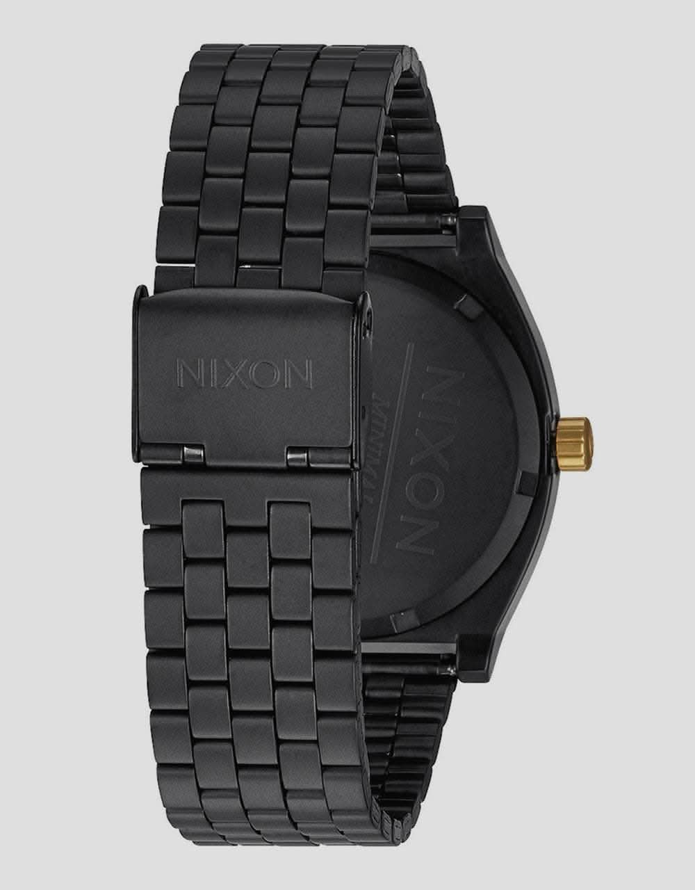 Nixon Time Teller Watch - Matte Black/Gold