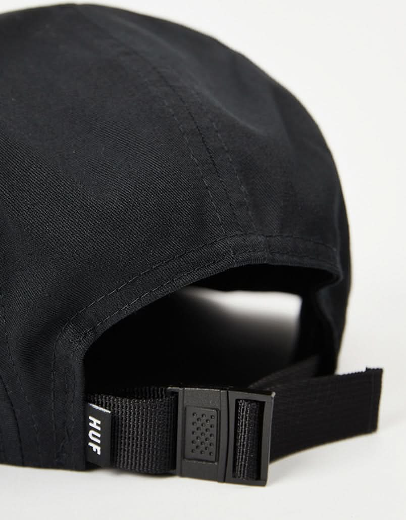 HUF Box Logo Volley 5 Panel Cap - Black