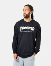 Camiseta Thrasher Skate Mag L/S - Negro