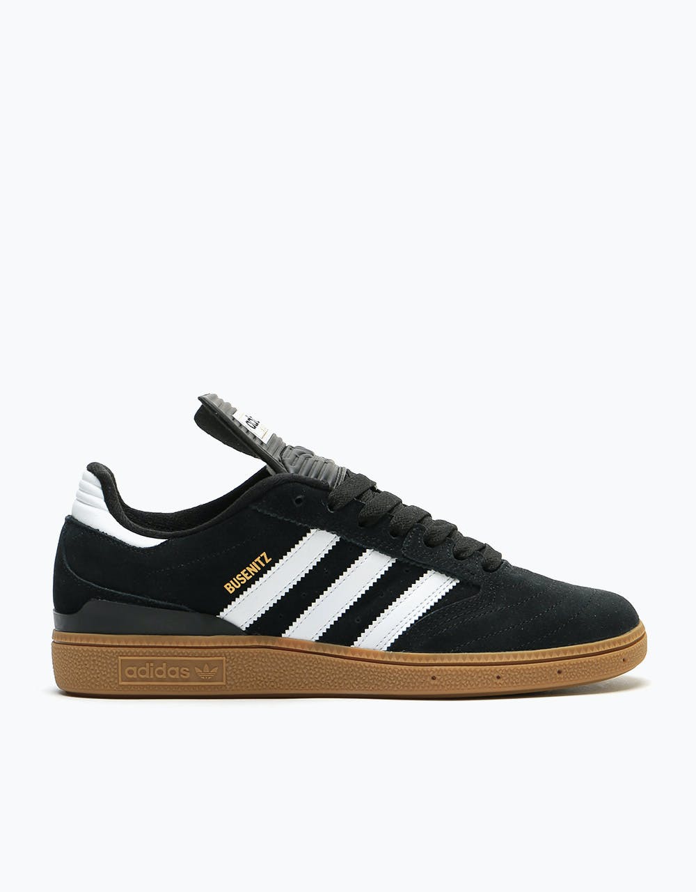 Adidas Busenitz Pro Skate Shoes - Black/Running White/Metallic Gold