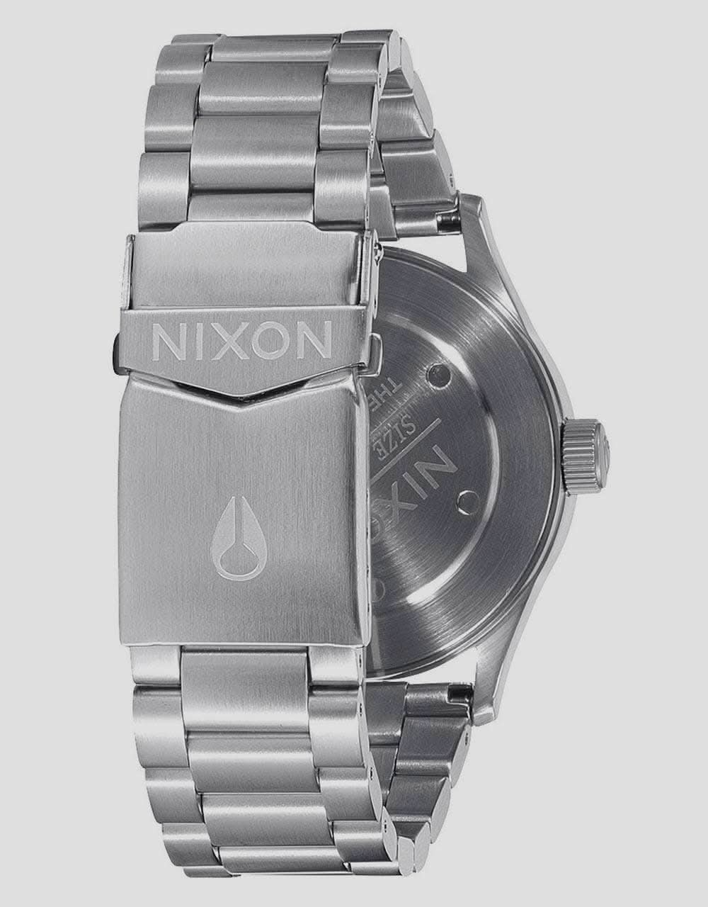 Nixon Sentry 38 SS Watch - Grey/Rose Gold