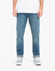 Route One Slim Denim Jeans - Washed Blue