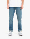 Route One Slim Denim Jeans – verwaschenes Blau