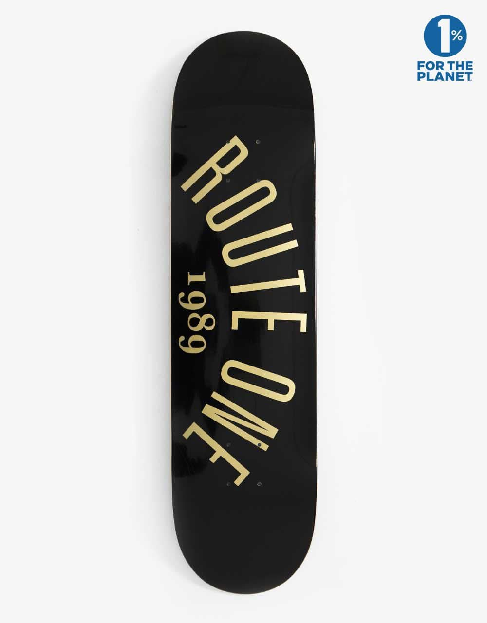 Route One Arch Logo 'OG Shape' Skateboard Deck - 8.5"