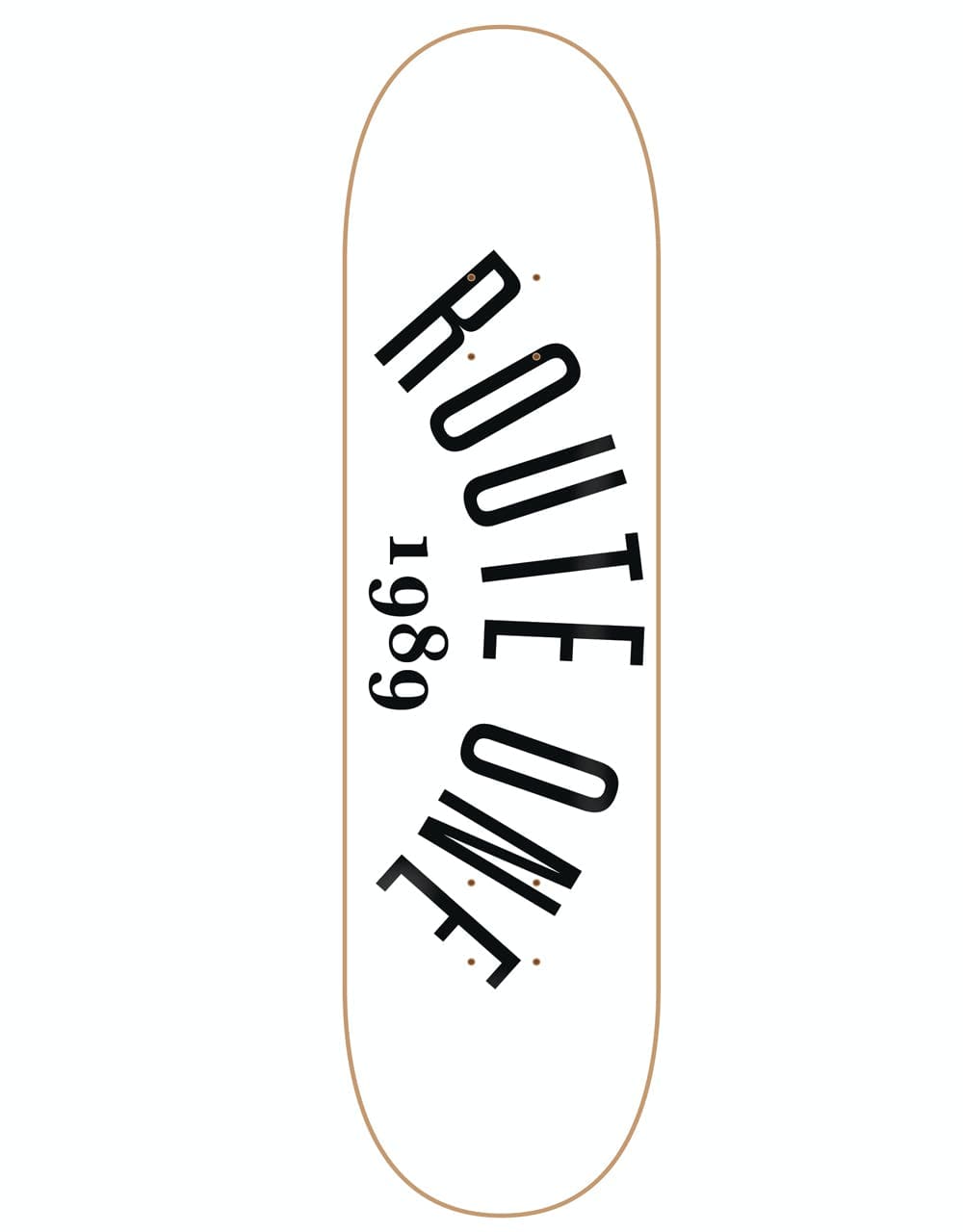 Route One Arch Logo Skateboard Deck - 8"