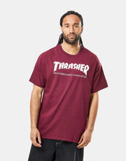 Thrasher Skate Mag T-Shirt - Maroon/White