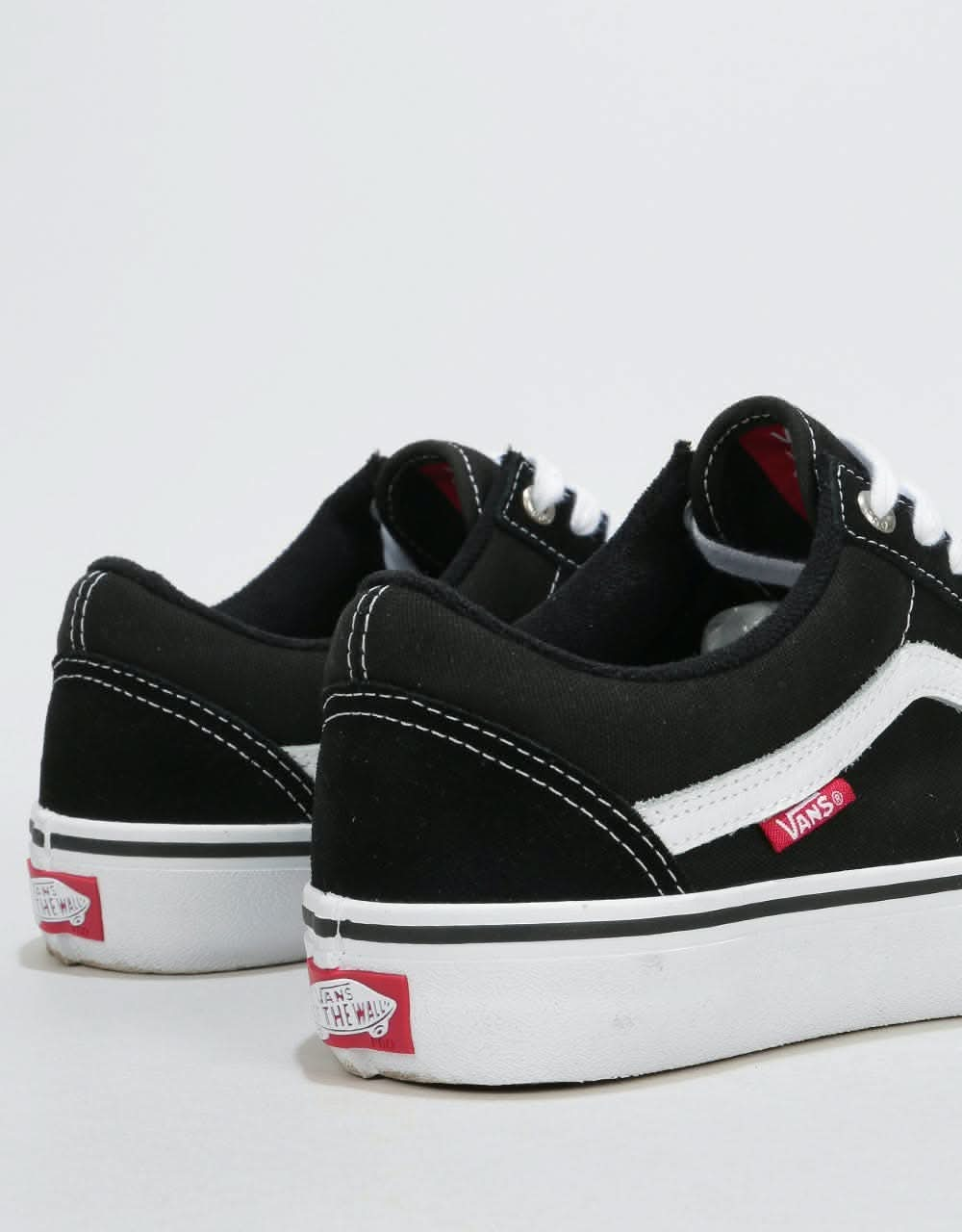 Vans Old Skool Pro Skate Shoes - Black/White