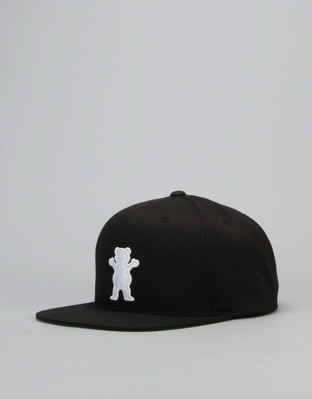 Grizzly OG Bear Snapback Cap - Black