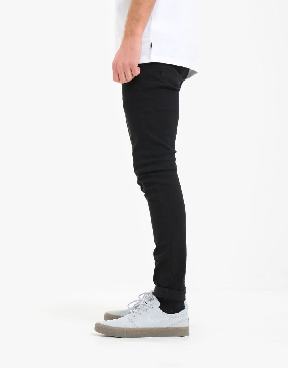 Route One Super Skinny Denim Jeans - Black