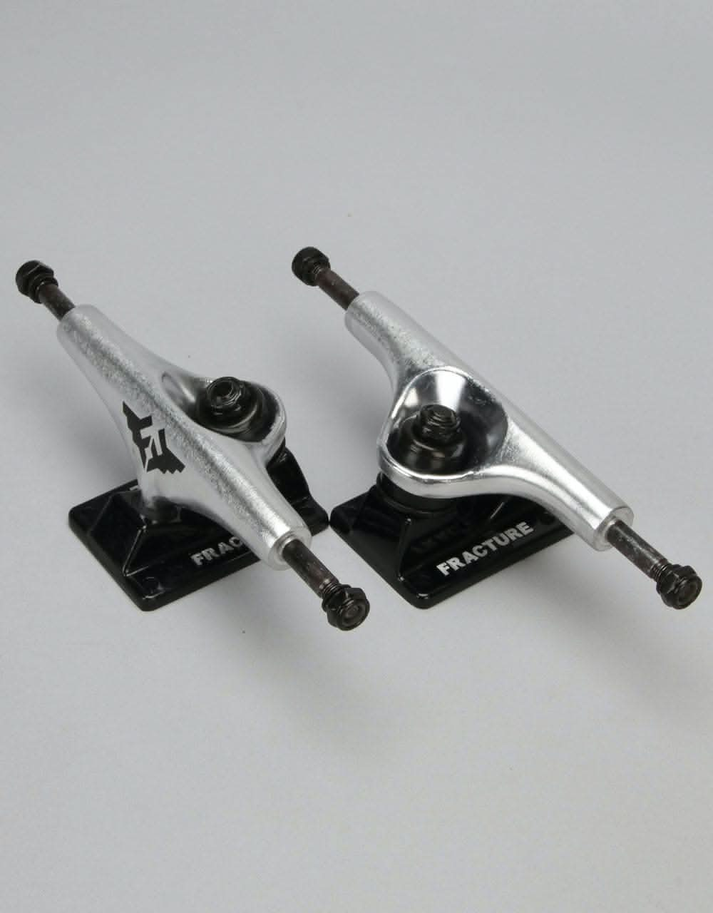 Fracture Wings V3 5.25 Low Truck - Raw/Black (Pair)