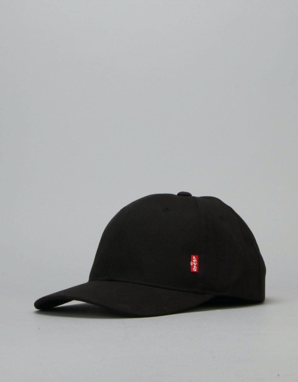 Levis Classic Twill Red Tab Baseball Cap - Black