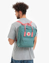 Fjällräven Kånken Backpack - Frost Green/Peach Pink