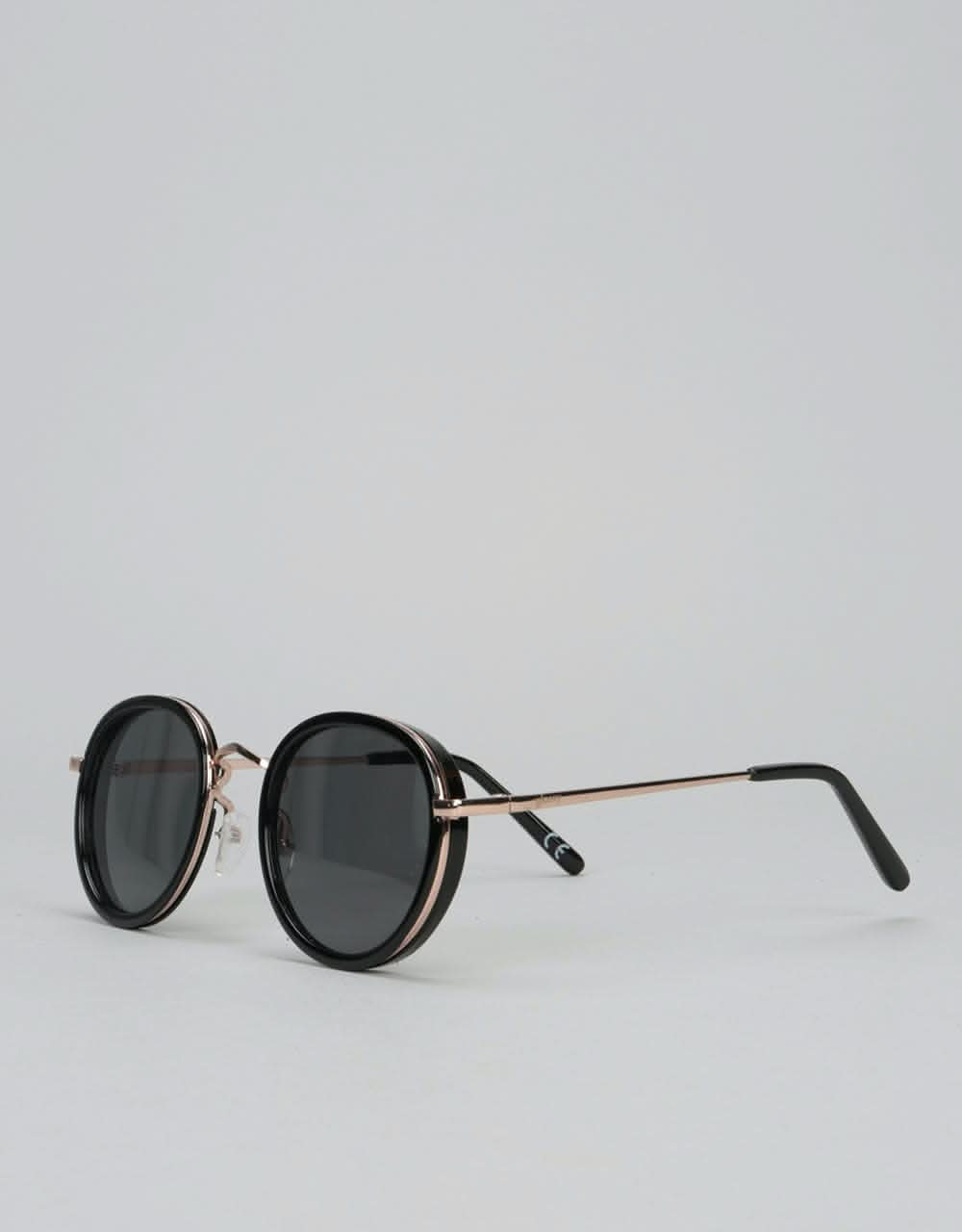 Glassy Sunhater Lincoln Sunglasses - Black/Gold