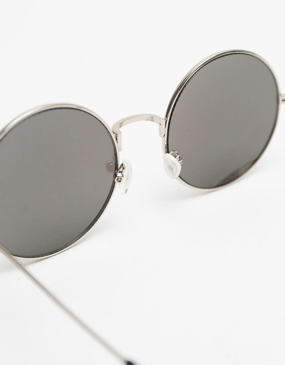 Route One Round Sunglasses - Silver