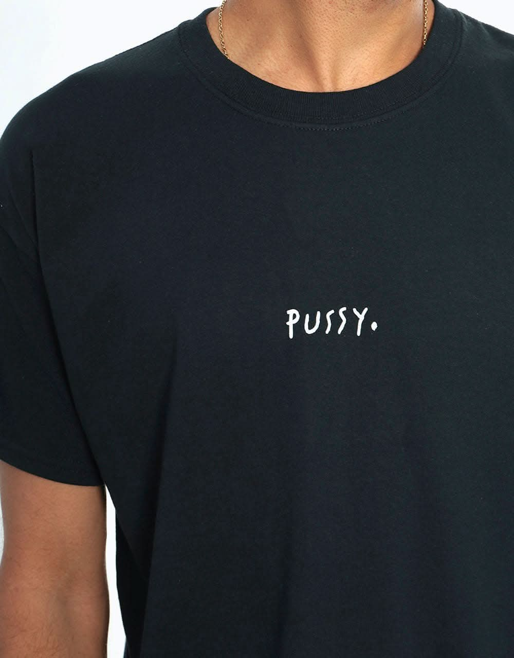 Route One Pussy T-Shirt - Black