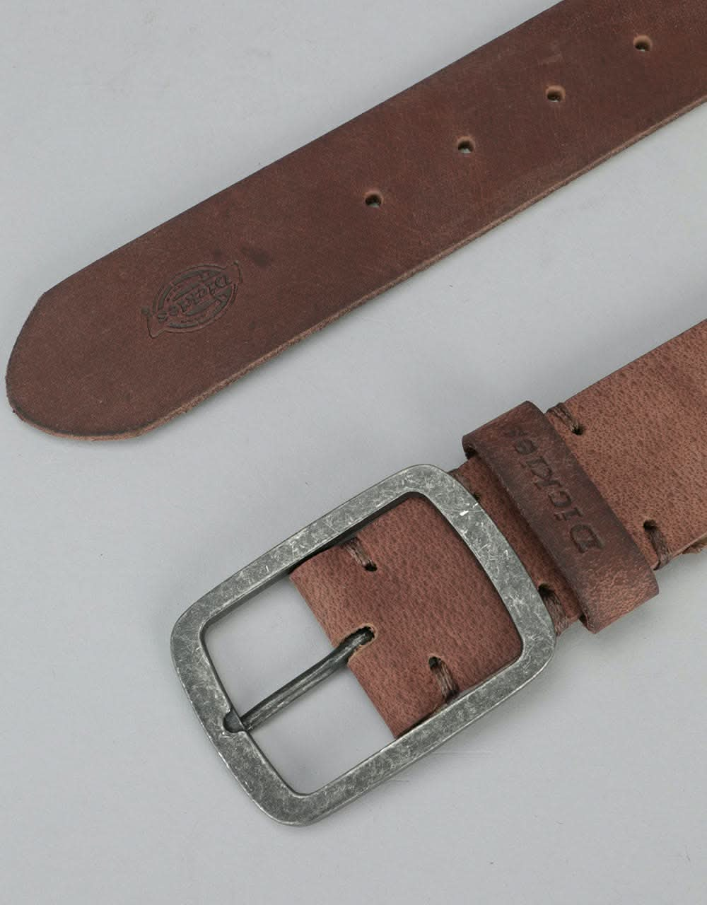 Dickies Eagle Lake Leather Belt - Brown