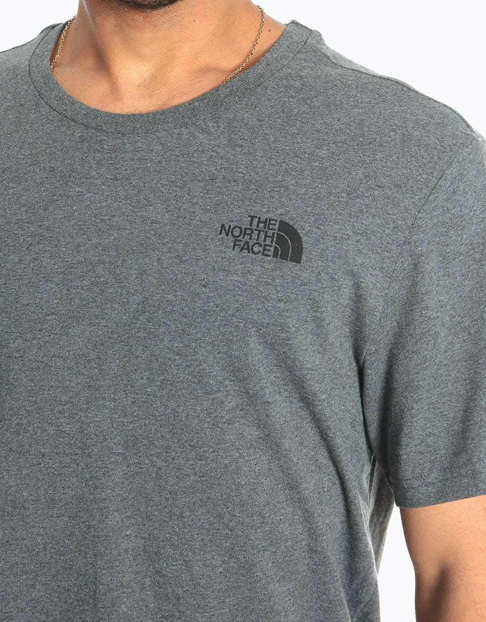 The North Face S/S Simple Dome T-Shirt - Medium Grey Heather